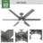 60" Skysail 6 - Blade Wet Rated Ceiling Fan With Lights-84931867
