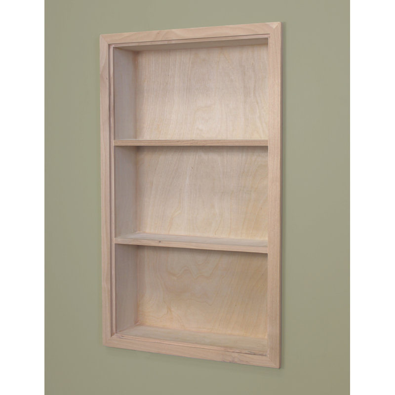 14x24 Recessed Sloane Wall Niche, Unfinished Plain Back