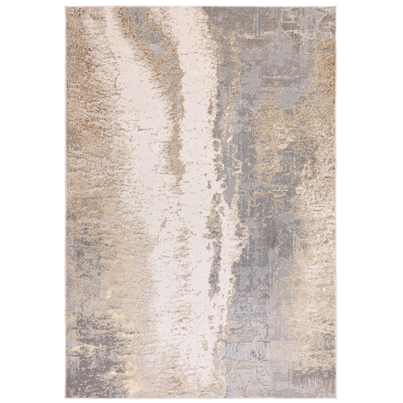 Aurora AU24 Cliff Beige Area Rug, Rectangle 160 x 230 cm