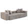 102.36'' Corduroy Upholstered, 2 Seater Modular Sofa