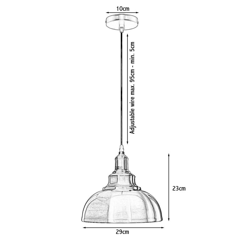 Atwater 1 - Light Pendant, Chrome