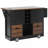 Bosart Farmhouse Kitchen Island with Drop Leaf, Storage & Power Outlet-120315198