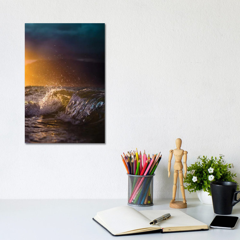 Color Splash by Lucas Moore - Wrapped Canvas Print, 20.32 cm H x 30.48 cm W