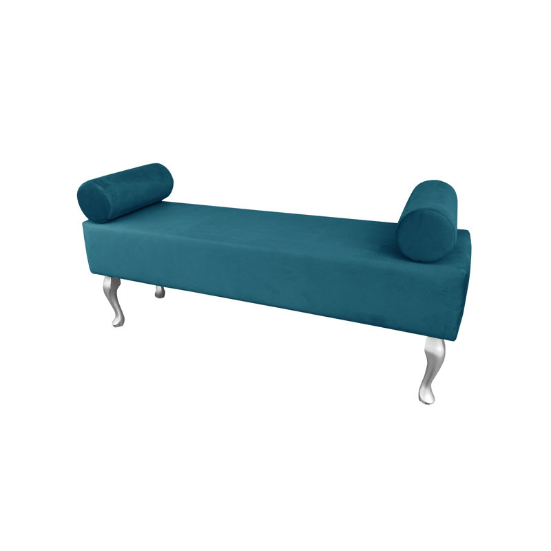 Upholstered Bench, Blue