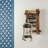 Rustic Farmhouse Lantern Wall Sconce With Wooden Bracket & Rope Accent