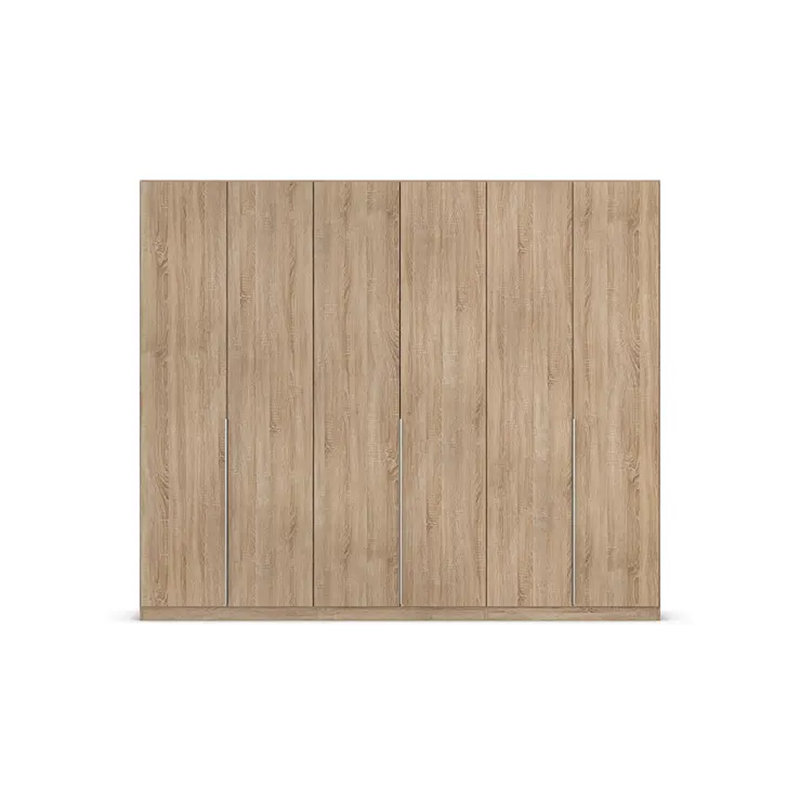 Alabama 2 Door Wardrobe, 229 cm H x 271 cm W x 54 cm D, Sonoma Oak, Premium
