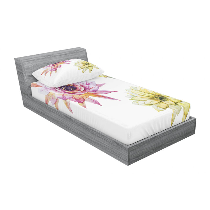 Microfiber Sheet Set, Twin Sheet Set with 1 Pillowcase