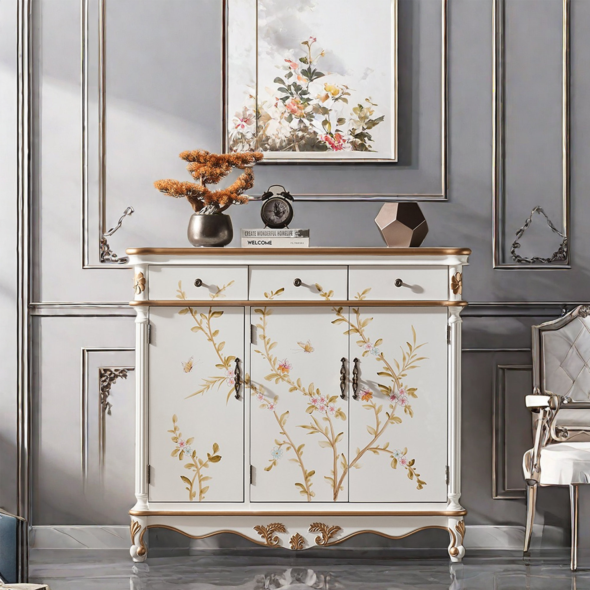 DICIXA Solid wood handpainted vintage shoe Wayfair