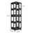 4-Tier All-Steel Rotating Bookshelf With 360° Wheels, Large Size Sturdy & Spacious Book Rack-727359085