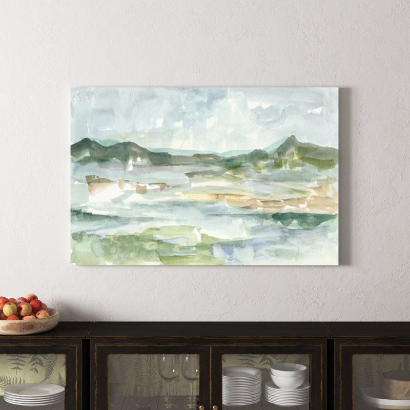 Panoramic Seascape II by Ethan Harper - Painting Print, Wrapped Canvas, 61cm H x 91cm W