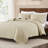 Reversible 3 Pieces Quilt Set - Soft Lightweight Bedspread-109868394-109868393