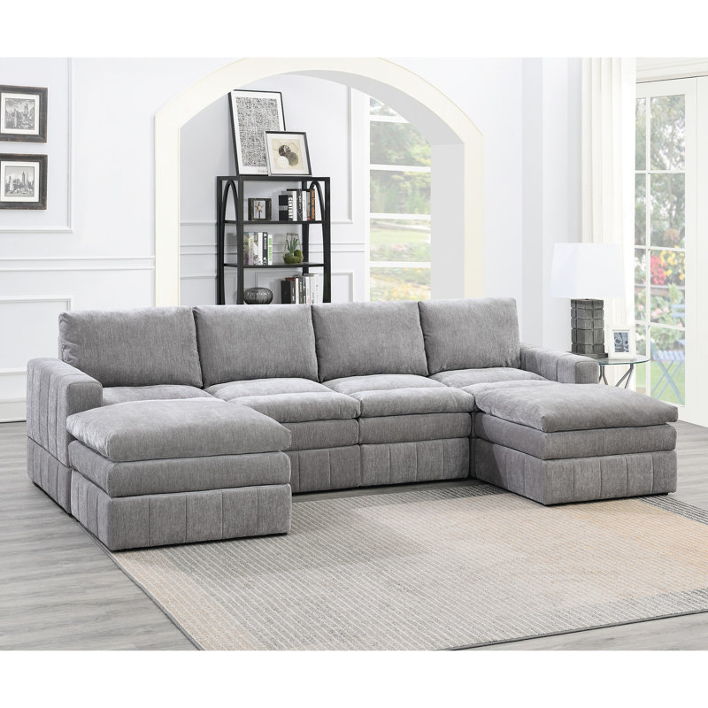 Contemporary 6Pc Modular Sectional Set