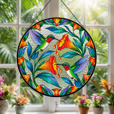 Birds Window Panel