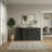 Malyha Farmhouse Louvered 4 Door Accent Sideboard-91884724