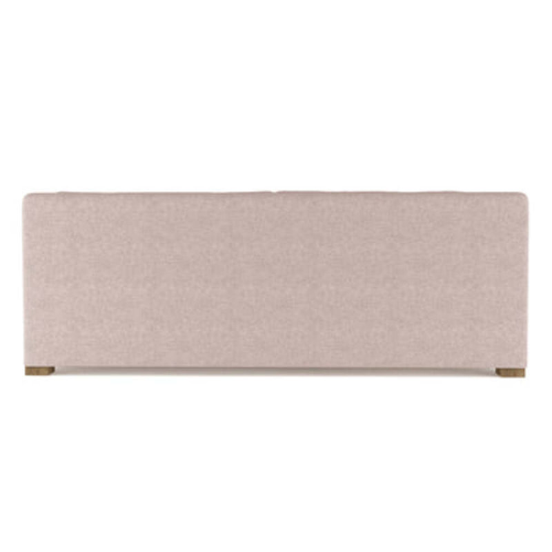 Crosby Slope Arm Sofa, Plush Velvet Alabaster, 32.5" H x 96" W x 38" D, Weathered