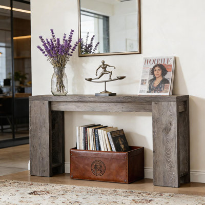 Table d'entrée en bois, console, table d'appoint en bois