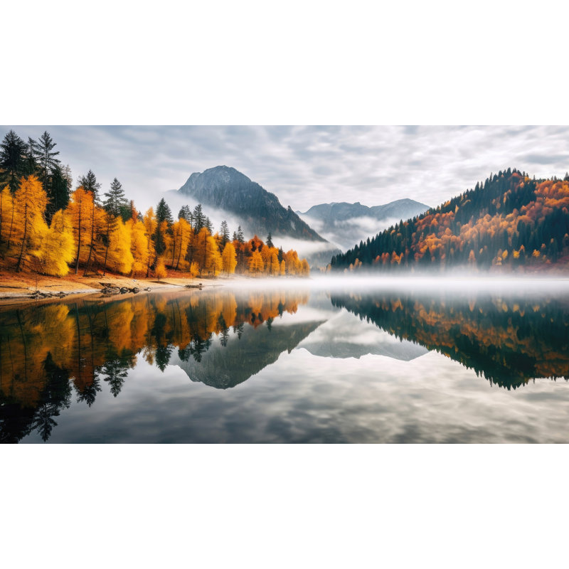 Art mural sur toile Tranquil Autumn Basin, H 20 po x l 36 po