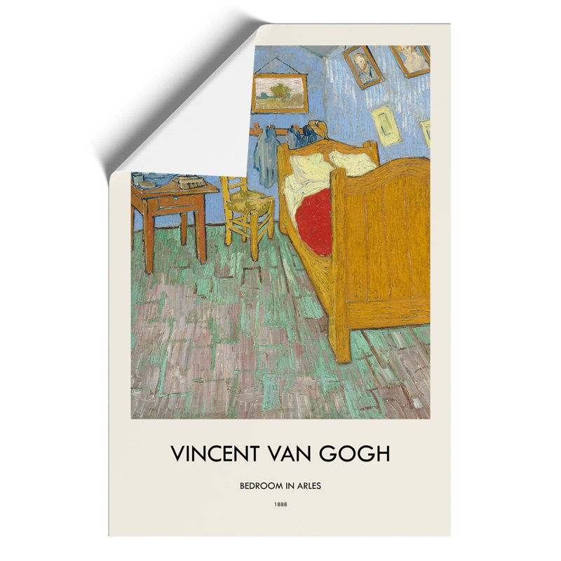 Bedroom in Arles by Vincent Van Gogh - Unframed Painting, 59cm H x 42cm W x 0.1cm D