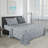 Lux Decor Paisley Breathable Hotel Style Soft Microfiber Sheet Set-1988566938-1988566931