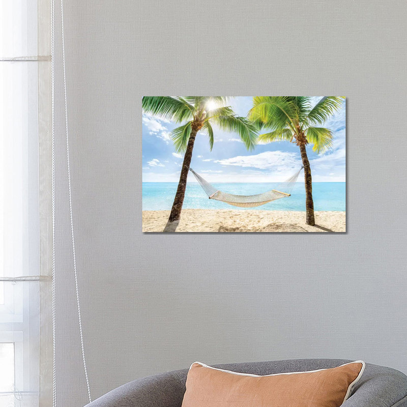 Relaxing Summer Vacation In A Hammock, 66.04 cm H x 45.72 cm W
