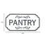 Enseigne décorative Pantry