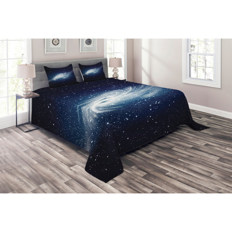 Modern & Contemporary Polyester Coverlet, King Bedspread + 2 Shams