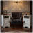 Set of 2 16" White Farmhouse Nightstands with Charging Station & Storage, Rustic Bedroom Bedside Tables, Sofa Side End Tables-106406756-106406754