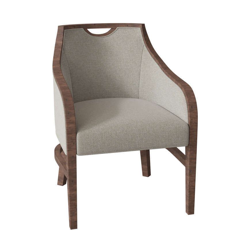 Fauteuil l 24 po Anthony, 3157 Polyester albâtre, Noyers