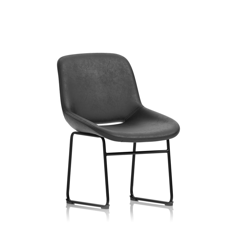 Upholstered Accent Chair, Black