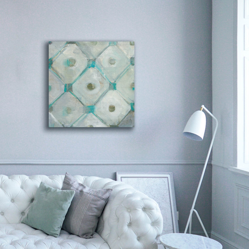 «Tile Element 1» par Danhui Nai, art mural sur toile, H 37 po x l 37 po