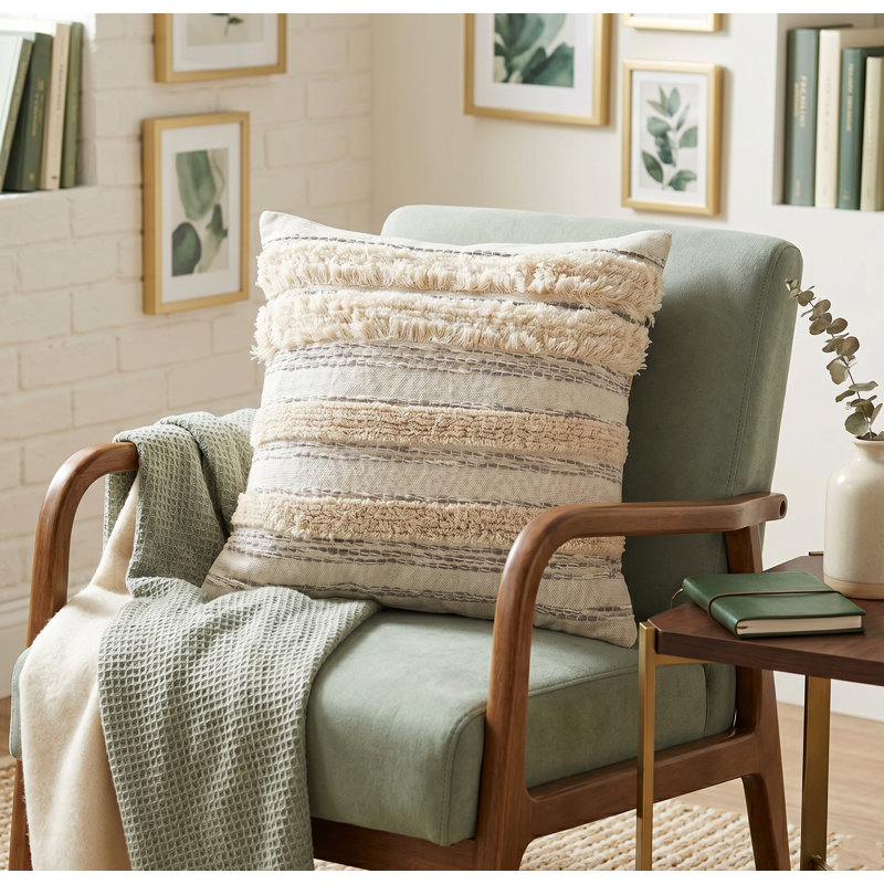 Over-Tufted Pillows Luxury Cotton Throw Pillow, Pillow Cover Only - No  Insert