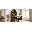 Bureau d'artisanat pliant avec tablettes de rangement-22156483