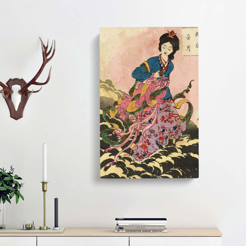 Elixir Of Immortality by Tsukioka Yoshitoshi - Wrapped Canvas Painting, 76cm H x 50cm W x 3cm D