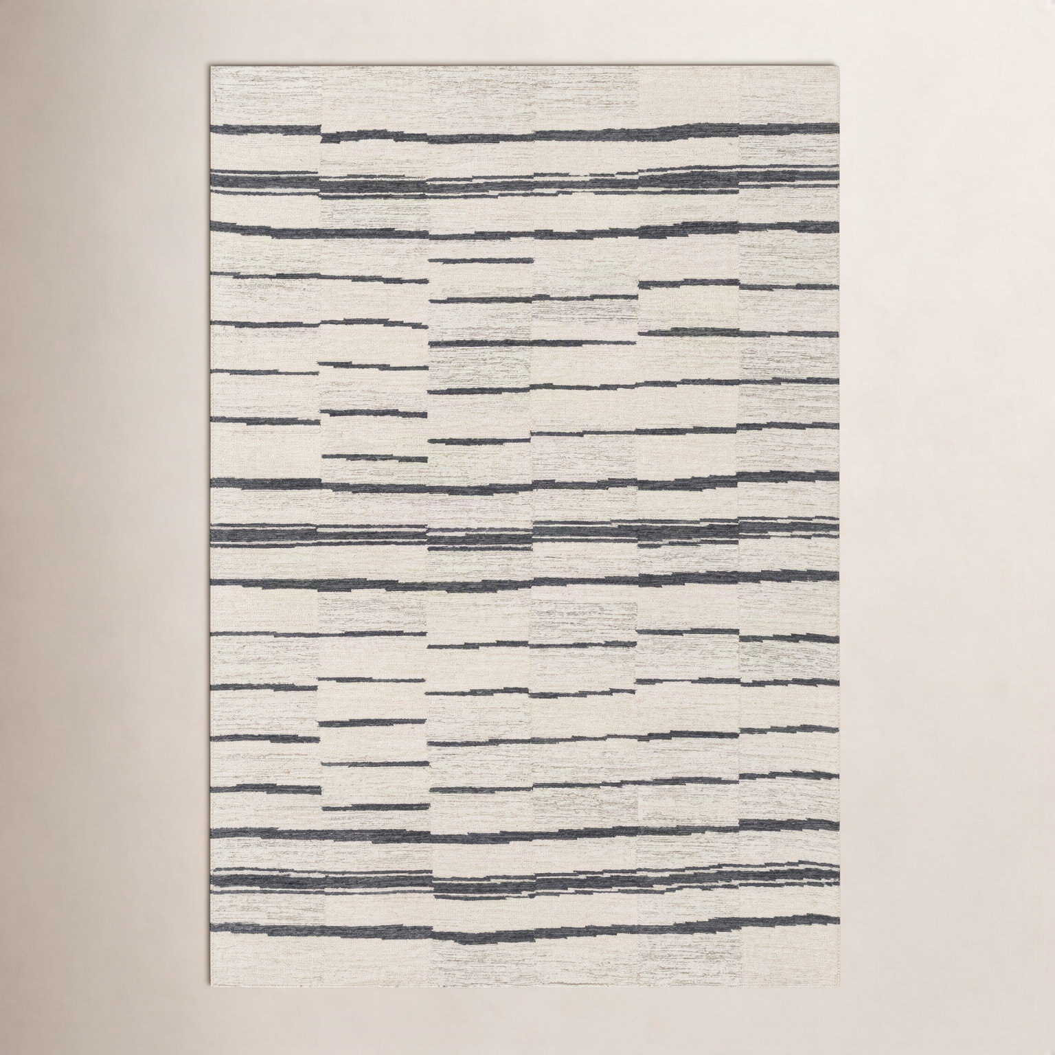 Rune Hand-Tufted Striped Rug, Rectangle 12' x 15'