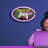 American Art Decor Game On Oval Neon Rope Bar Sign - 16"