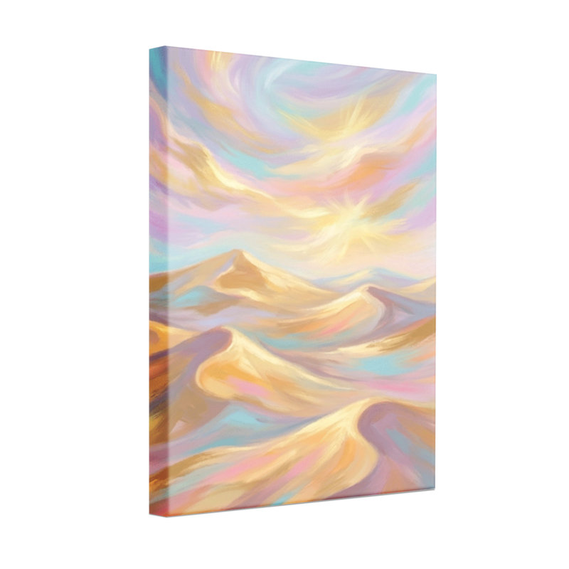 «Abstract Dreamy Sky Desert Landscape», reproduction d'art, H 24 po x l 16 po