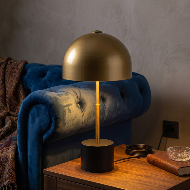 Mireille 21" Metal Dome Table Lamp