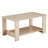 Rectangular Coffee Table with Glass Table Topand Shelf-1796218732-1796218720