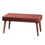 Banc rembourré en cuir Kahloni Pu