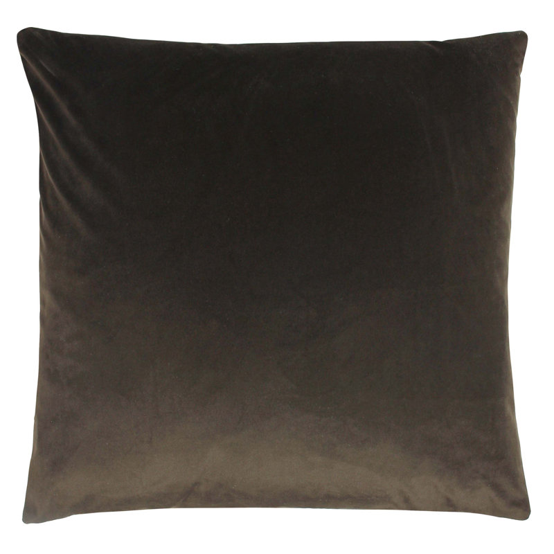 Square Cushion, 55cm H x 55cm W x 20cm D, Earth