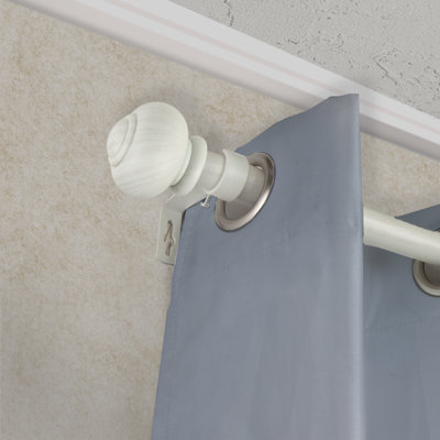 Wulff Steel Adjustable Single Curtain Rod