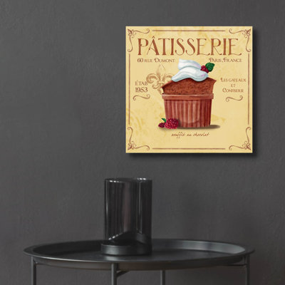  'Patisserie 12' by Fiona Stokes-Gilbert Acrylic Glass Wall Art, 12" x 12"
