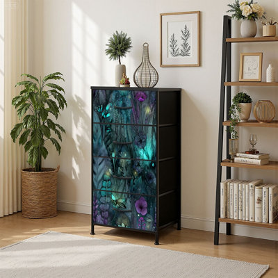 Commode de rangement verticale 4 tiroirs