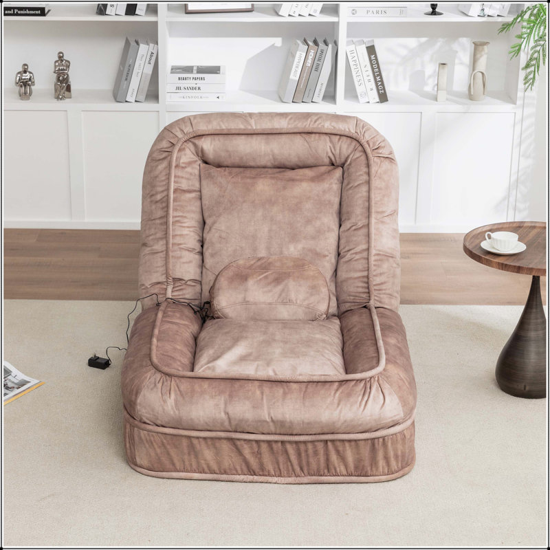Lit rembourré pour chien, Velours brun
