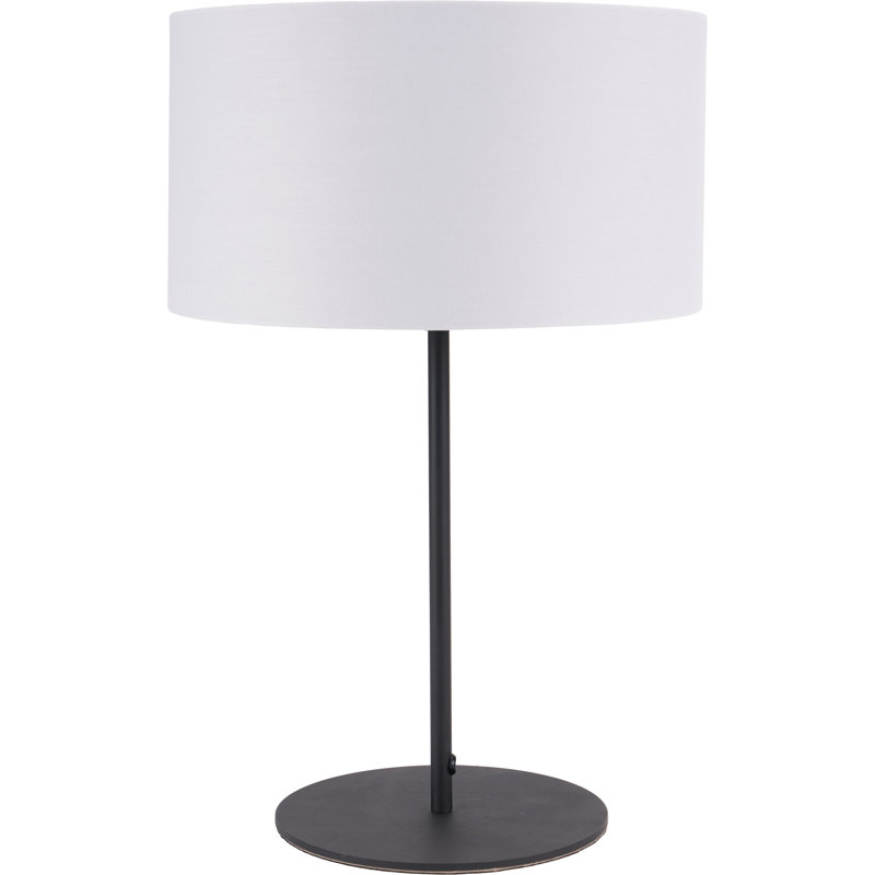 Sundari Metal Table Lamp, Ivory, Matt Black