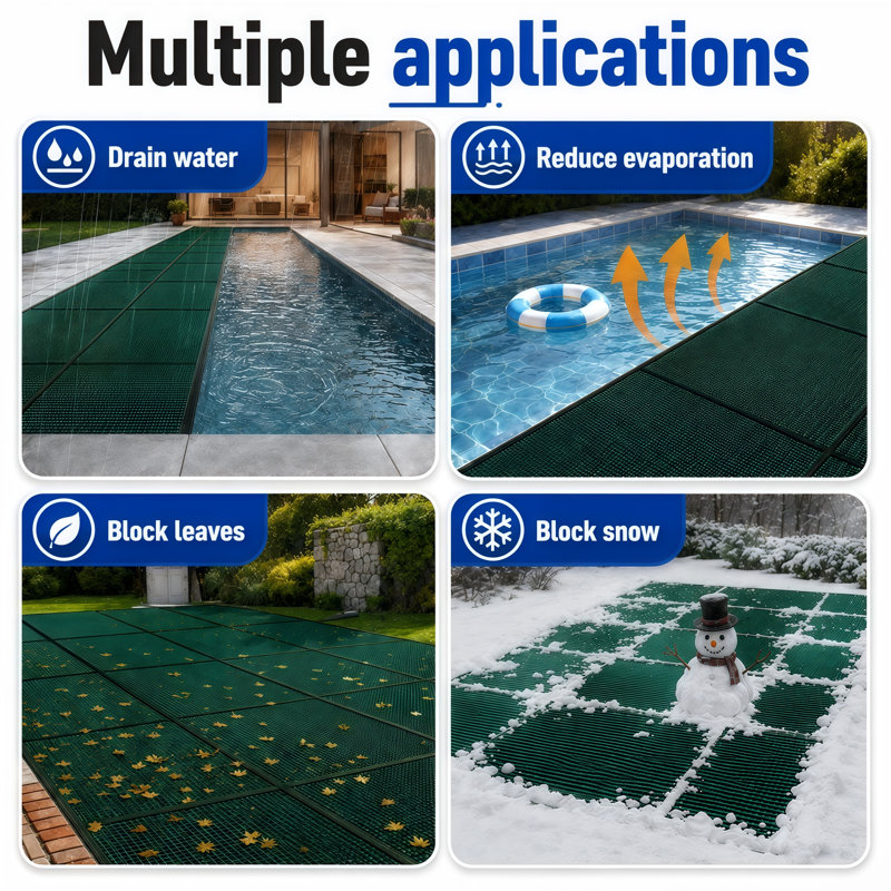 Housse de piscine Royal Shade, 16 pi x l 40 pi, Vert
