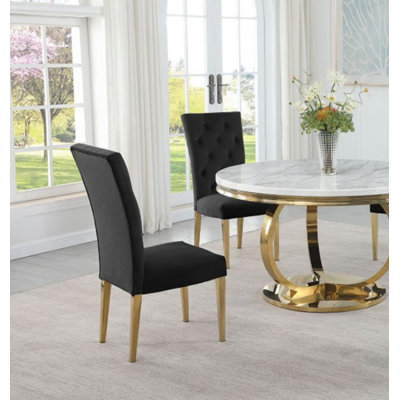Ensemble de 2 chaises de salle à manger rembourrées Modern