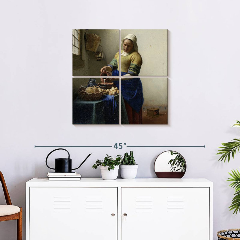 Leisha The Milkmaid, 26" H x 26" W
