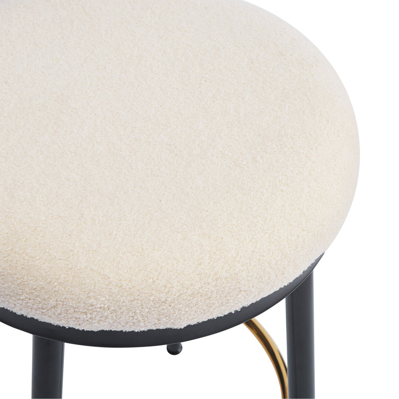 Ensemble de 2 tabourets de comptoir modernes, élégants et confortables pour la cuisine, la chambre à coucher et la salle à manger