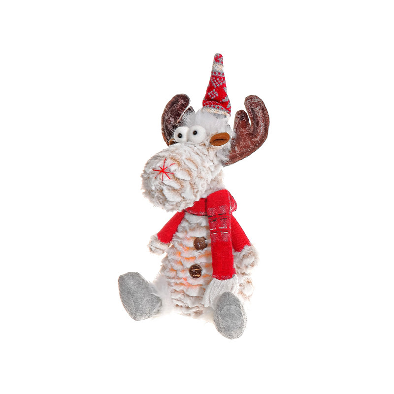 Figurine de fête en peluche à DEL